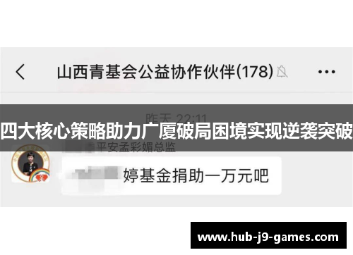 四大核心策略助力广厦破局困境实现逆袭突破